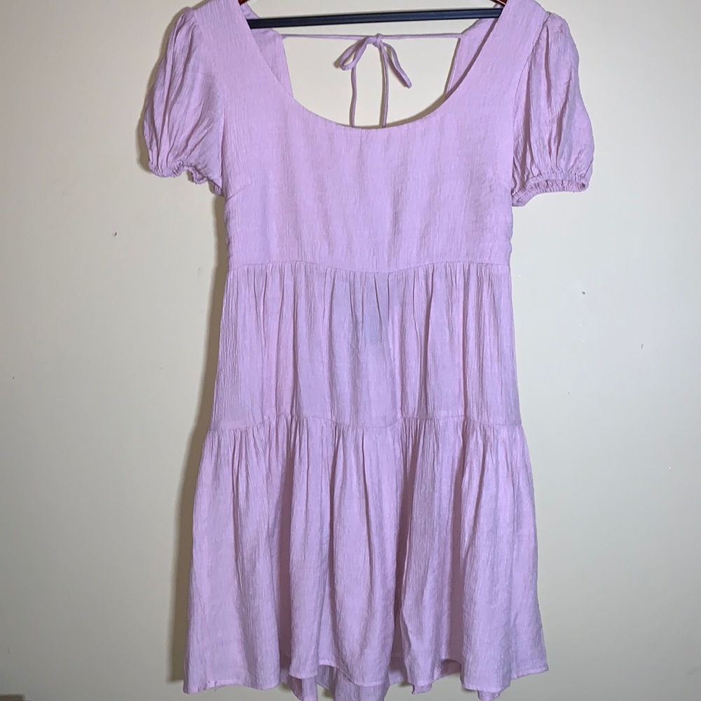 Forever 21 Women’s Size Small dress. Light pink. Tie back New With Tags